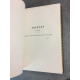 Exemplaire de présent du relieur Affolter Lamartine Jocelyn sur papier fin Hachette 1886 Riche reliure plein maroquin