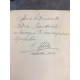 Exemplaire de présent du relieur Affolter Lamartine Jocelyn sur papier fin Hachette 1886 Riche reliure plein maroquin