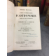 Astronomie Delaunay Cours Elémentaires Nombreuses gravures in et hors texte cartes dépliantes bien présentes 1855