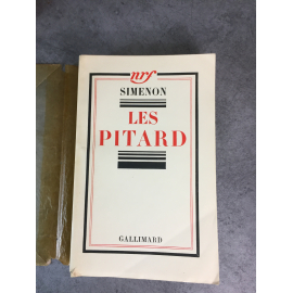 Simenon Georges Les pitard edition originale sur alfa navarre seul grand papier le numéro 75