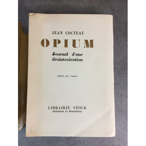 Jean Cocteau Opium Journal d'une désintoxication Précieuse Edition originale sur Alfa N° 975