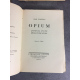Jean Cocteau Opium Journal d'une désintoxication Précieuse Edition originale sur Alfa N° 975