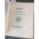 Maurois Méipé Réimposé in quarto Tellière Edition originale sur pur fil à toutes marges.