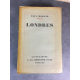 Paul Morand Londres Plon La palatine 1933 parfait exemplaire. edition originale Le 202 sur papier Alfa.
