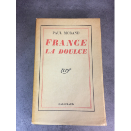 Paul Morand France la Doulce NRF Edition originale 1934 le numero 732 des 250 alfa navarre pour Lardanchet.