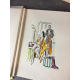 Frelet Pavis Kieffer Physiologie du fonctionnaire humour caricature reliure aquarelle au pochoir beau livre bibliophilie