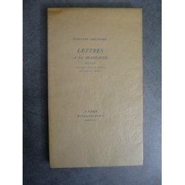 Apollinaire Guillaume Lettres a sa marraine Pour les fils de roi 1948 Edition originale