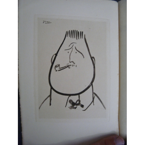 Apollinaire Guillaume Contemporains pittoresques La belle page 1929 Edition originale lithographie par Picasso portrait