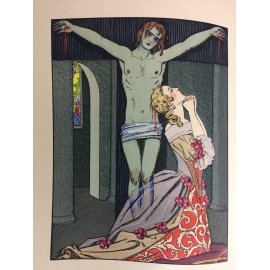 Henri de Regnier, George Barbier La Pecheresse beau livre illustré Mornay 1924 bon exemplaire