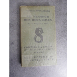 Apollinaire Guillaume Le flâneur des deux rives La sirène 1918 Edition originale Tracts N°2