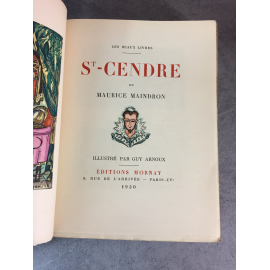 Maindron Maurice, Guy Arnoux, Saint-Cendre beau livre illustré Mornay 1930