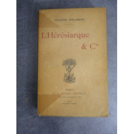 Apollinaire Guillaume L'Hérésiarque Paris Stock 1910 Edition originales sur un beau papier d'édition