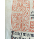 Splendide incunable très frais dans sa reliure d'époque, impression de Félix Baligault 1497 Ludolphe de Saxe Vita Christi
