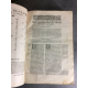 La sainte Bible Latin et François Paris Sébastien Nivelle 1568 Complet ancien et nouveau testament En reliures d'époque
