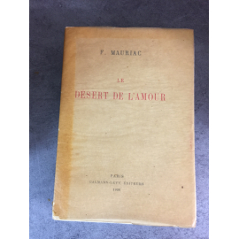 Mauriac François le désert de l'amour 1926 beau papier vélin du Marais le numéro 153 Beau livre bibliophilie.