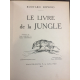 Kipling Rudyard Le livre de la jungle illustré par Reboussin Delagrave 1939 Reliure cuir bon exemplaire