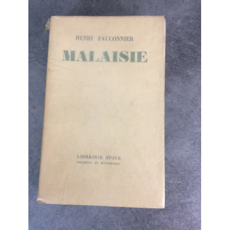 Fauconnier Henri Malaisie Stock 1930 Edition originale numéroté sur pur fil Marais