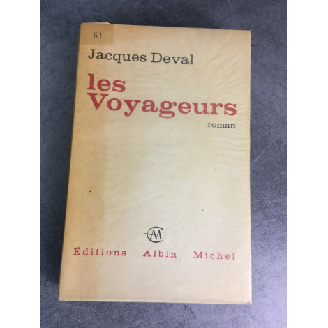Deval Jacques Les voyageurs Edition originale le 61 des 125 alfa Mousse pour les éditions Lardanchet