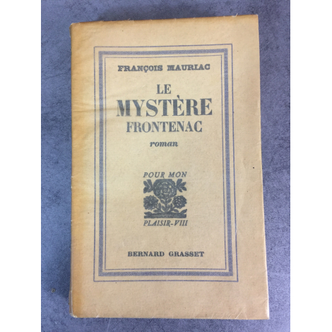 Mauriac François Le mystère Frontenac Edition originale numéro 553 sur Alfa Bon exemplaire