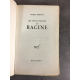 Brisson Pierre Les deux visages de Racine Le numero 4 de seulement 18 pur fil seul grand papier, très rare.