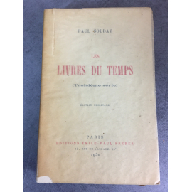 Souday Paul Les livres du temps Le numero 31 sur alfa Emile-Paul frères 1930 Edition originale non coupé Bibliophilie