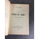 Souday Paul Les livres du temps Le numero 31 sur alfa Emile-Paul frères 1930 Edition originale non coupé Bibliophilie