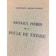 Marguerite Burnat-Provins 3 éditions originales, poèmes de la boule de verre, nouveaux, poèmes troubles, Reliure en serpent .