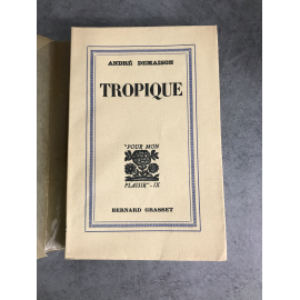 Demaison André Tropique voyage au Sénégal 1933 Grasset pour mon plaisir N° 122 sur alfa beau livre