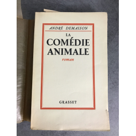 Demaison André La comédie animale Grasset 1930 edition originale N° 724 sur alfa beau livre