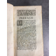 Saint Augustin Les confessions Complet en 2 volumes reliés Paris Martin 1741 reliure d'époque