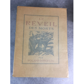 Dorgelès Roland Pierre Falké Le réveil des morts Editions Mornay 1924 Illustré grand format beau livre numéroté