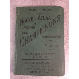 Dumèe Paul Atlas de poche des champignons comestibles et vénéneux 64 planches