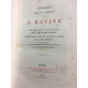 Oeuvres de Jean Racine Paris, Hachette 1865-1873 Par Paul Mesnard Edition de référence complète Album et Lexique