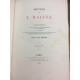 Oeuvres de Jean Racine Paris, Hachette 1865-1873 Par Paul Mesnard Edition de référence complète Album et Lexique