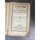 Année 1829, Almanach historique et politique Lyon Ballanche 1829 Brochage du temps papier dominoté