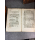 Année 1829, Almanach historique et politique Lyon Ballanche 1829 Brochage du temps papier dominoté