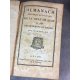 Année 1818, Almanach historique et politique Lyon Ballanche 1818 Reliure de l'époque