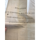 Année 1819, Almanach historique et politique Lyon Ballanche 1819 Reliure de l'époque tableaux de la dette