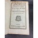 Année 1820, Almanach historique et politique Lyon Ballanche 1820 Reliure de l'époque