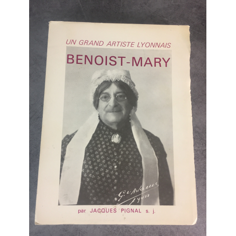 Benoist-Mary un grand artiste Lyonnais Jacques Pignal, 1967, non coupé bonne condition.