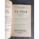 Zweig Stefan La peur traduction d'Alzir Hella 12 octobre 1935 reliure toile du temps . 1ere traduction française