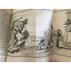 Erasme, Geudeville, Holbein L'Éloge de la folie, Composé en forme de Déclamation gravures reliure 1715