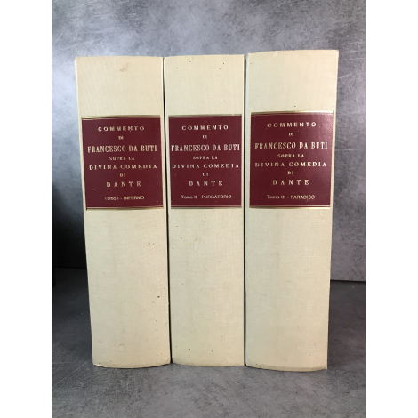 Commento Di Francesco Da Buti Sopra La Divina Comedia Di Dante Alighieri. San Casciano, 1989. Ristampato edizione 1858