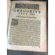 Corpus juris canonici Gregorii XIII Lyon 1661 reliures aux armes de Du Tillet, seigneur de la Bussiere.