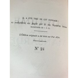 Alfred Machard Le royaume dans la Mansarde Edition originale le 24 de seulement 25 grand papier, très rare .