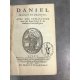 Daniel Le maitre de Sacy Bible Edition originale 1 mars 1691 plus Machabées Desprez Reliure du temps fers