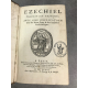 Ezechiel Le maitre de Sacy Guillaume Desprez 1698 bible Reliure cuir du temps,