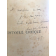 Anatole France Histoire comique Envoi d'Anatole France. daté 1917