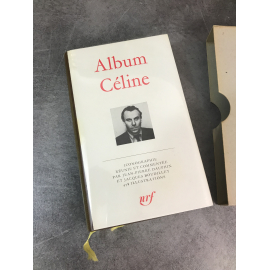 Collection Bibliothèque de la pléiade NRF Album Céline 1977 Très bel exemplaire .