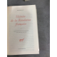 Collection Bibliothèque de la pléiade NRF Michelet Histoire de la révolution française bel exemplaire Economisez 50 euros